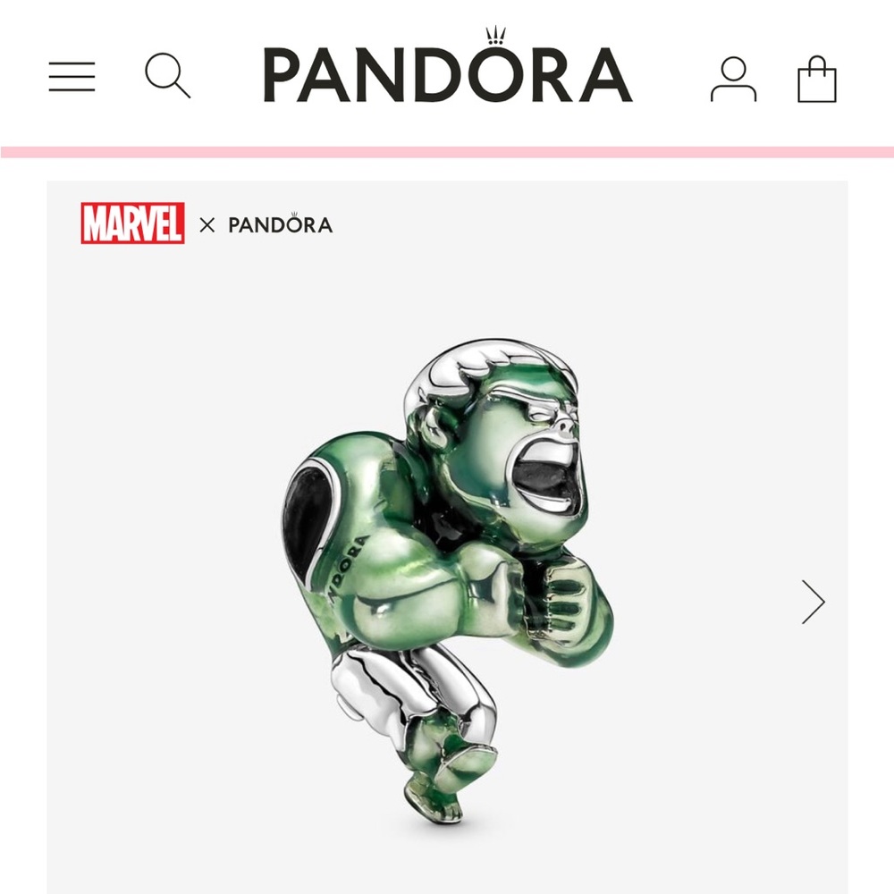 Pandora Charm Hulk